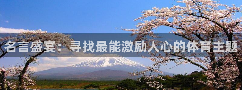 哈希娱乐电子有限公司：名言盛宴：寻找最能激励人心的体育主题
