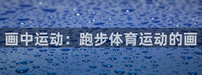 哈希娱乐体育2官网入口：画中运动：跑步体育运动的画