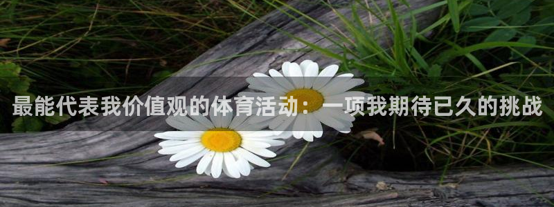 意昂体育注册代理：最能代表我价值观的体育活动：一项我期待已久的挑战