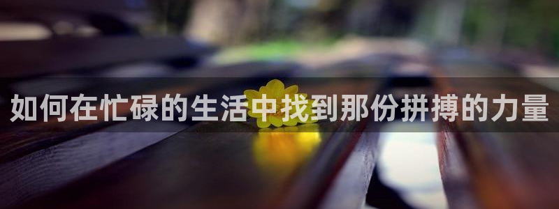 意昂包：如何在忙碌的生活中找到那份拼搏的力量